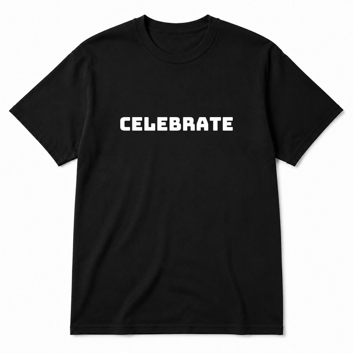 Celebrate T-Shirt in black