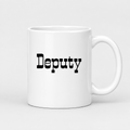 Deputy Mug in white