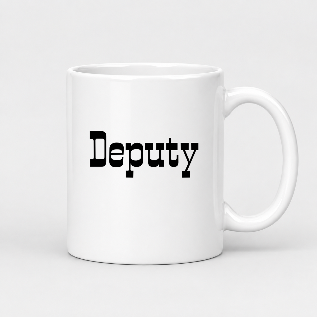 Deputy Mug in white