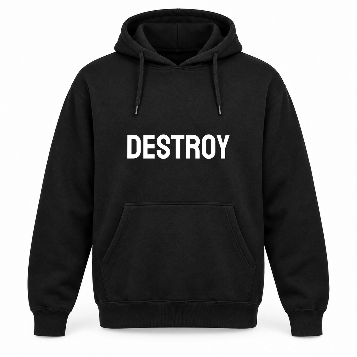 Destroy Hoodie in black
