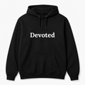 Devoted Hoodie in black