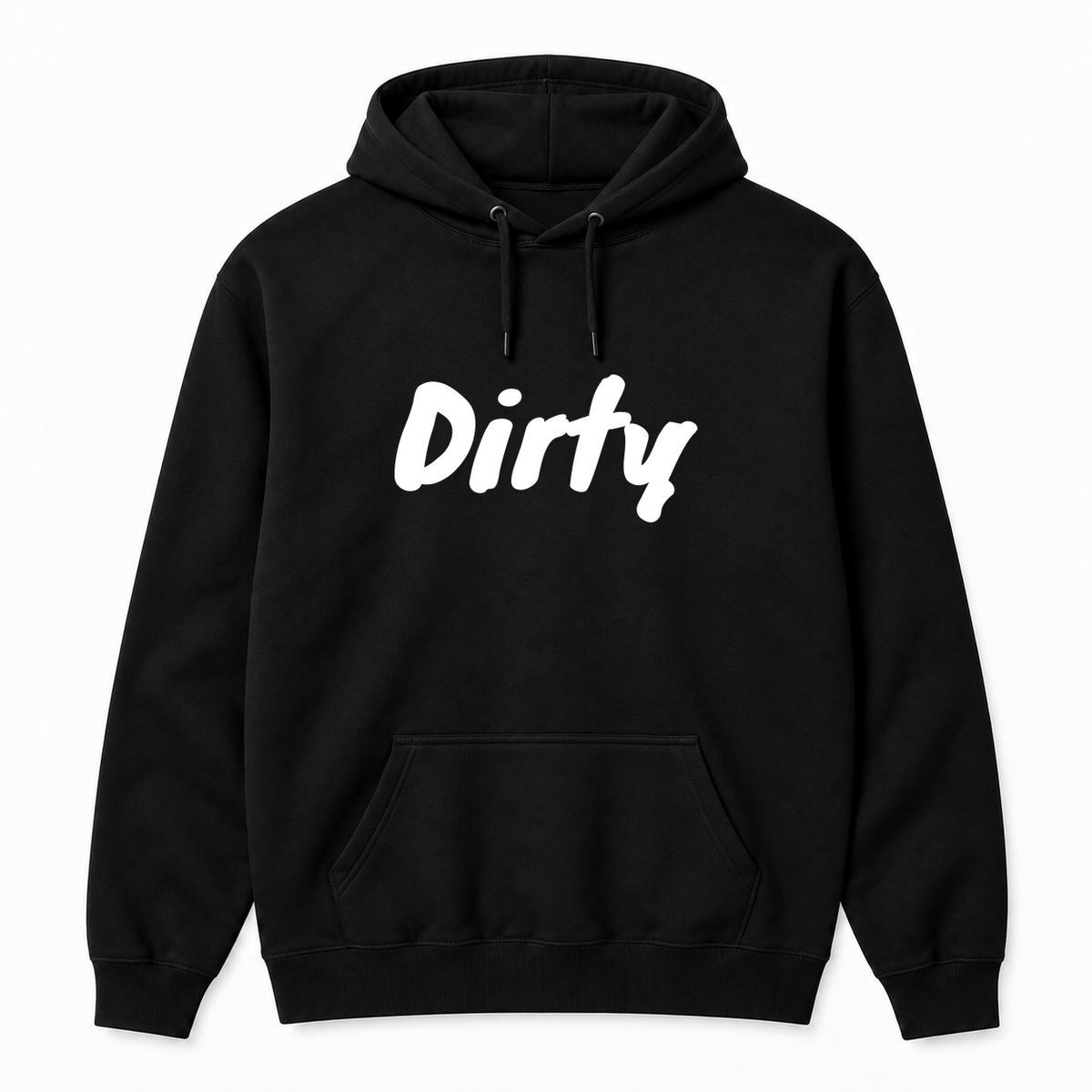 Dirty Hoodie in black