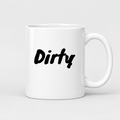 Dirty Mug in white