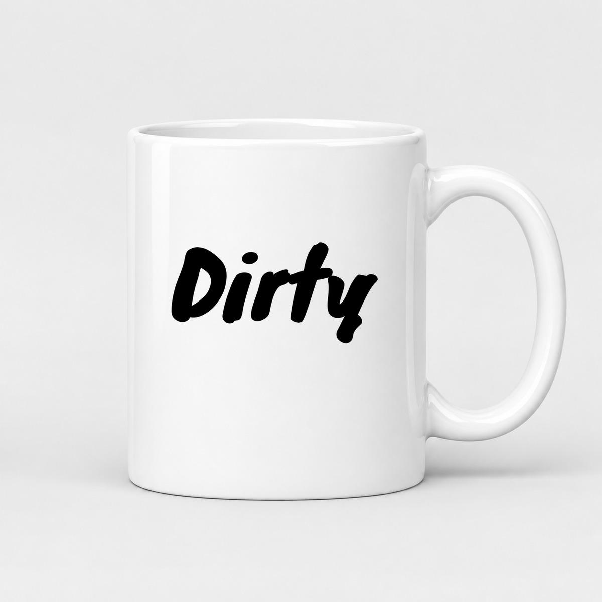 Dirty Mug in white