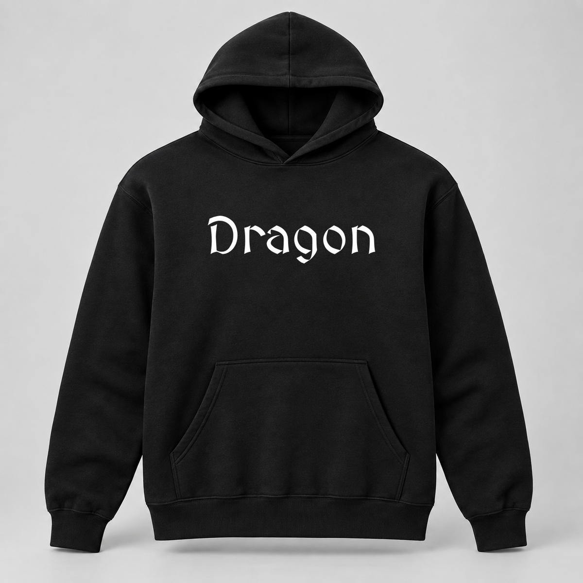 Dragon Hoodie in black