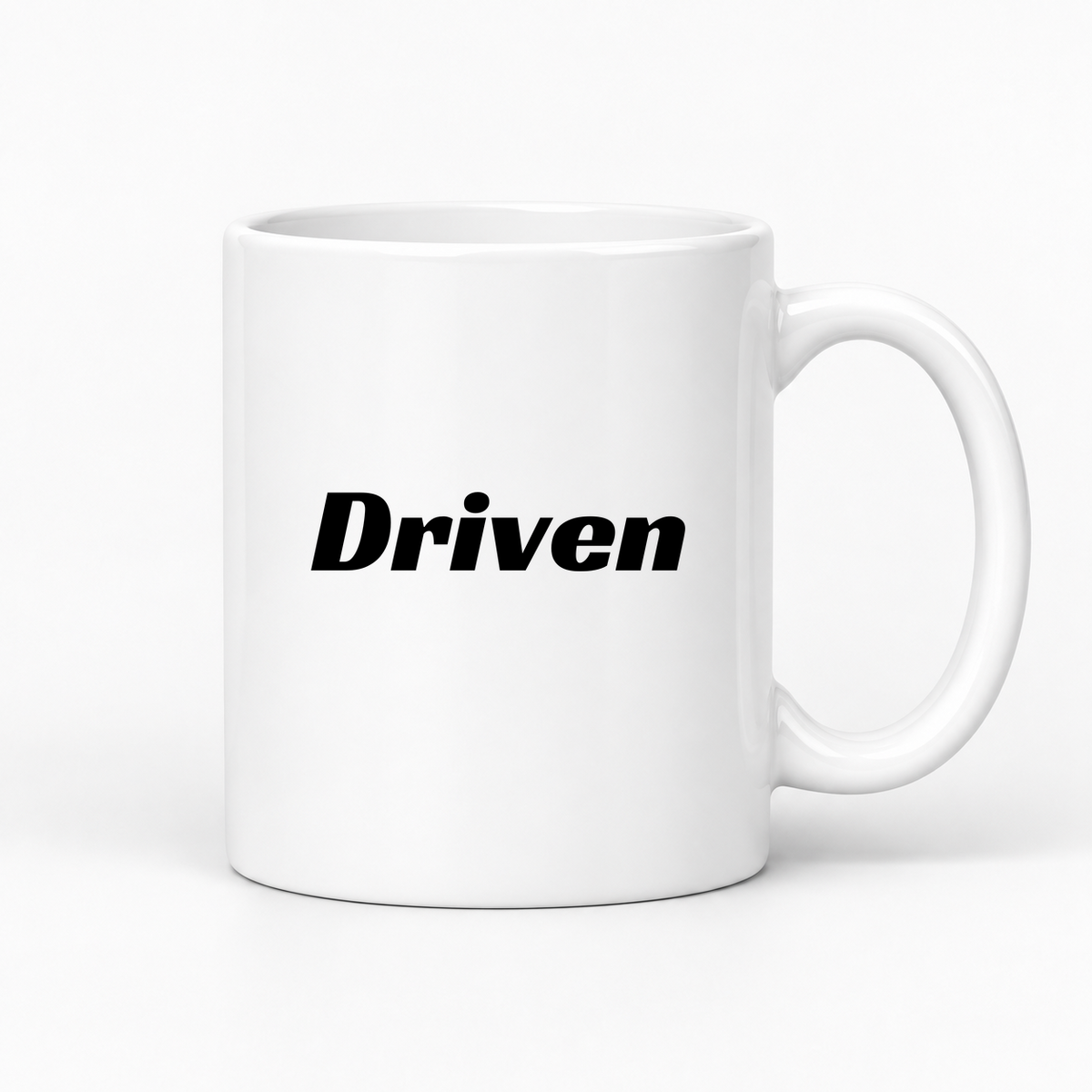 Driven Mug in white