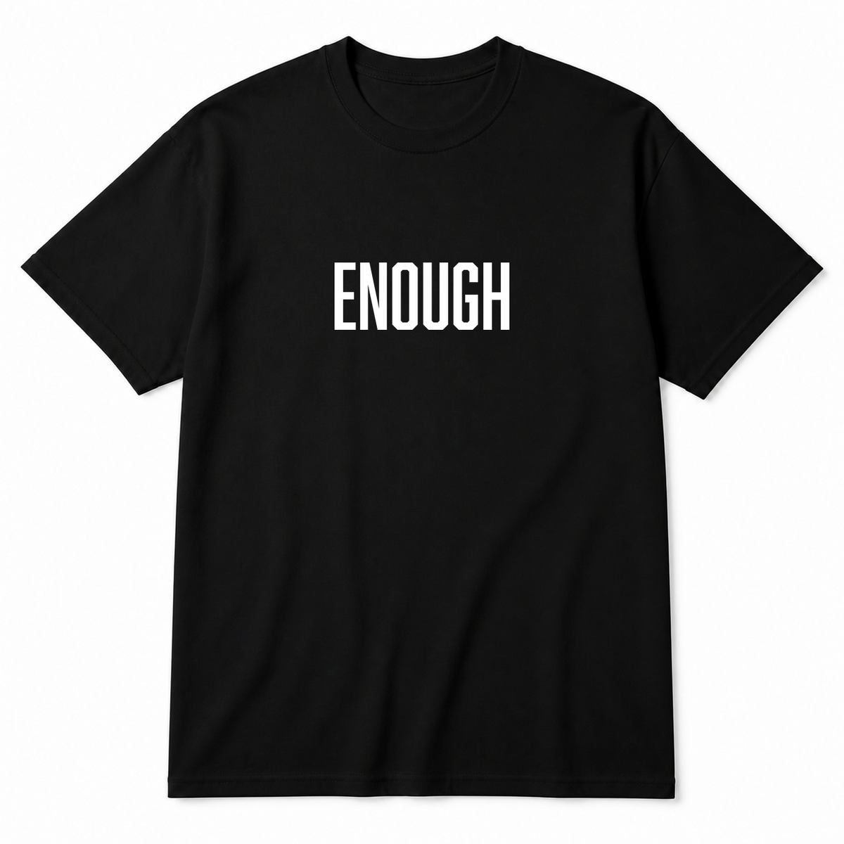 Enough T-Shirt in black
