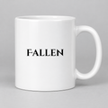 Fallen Mug in white