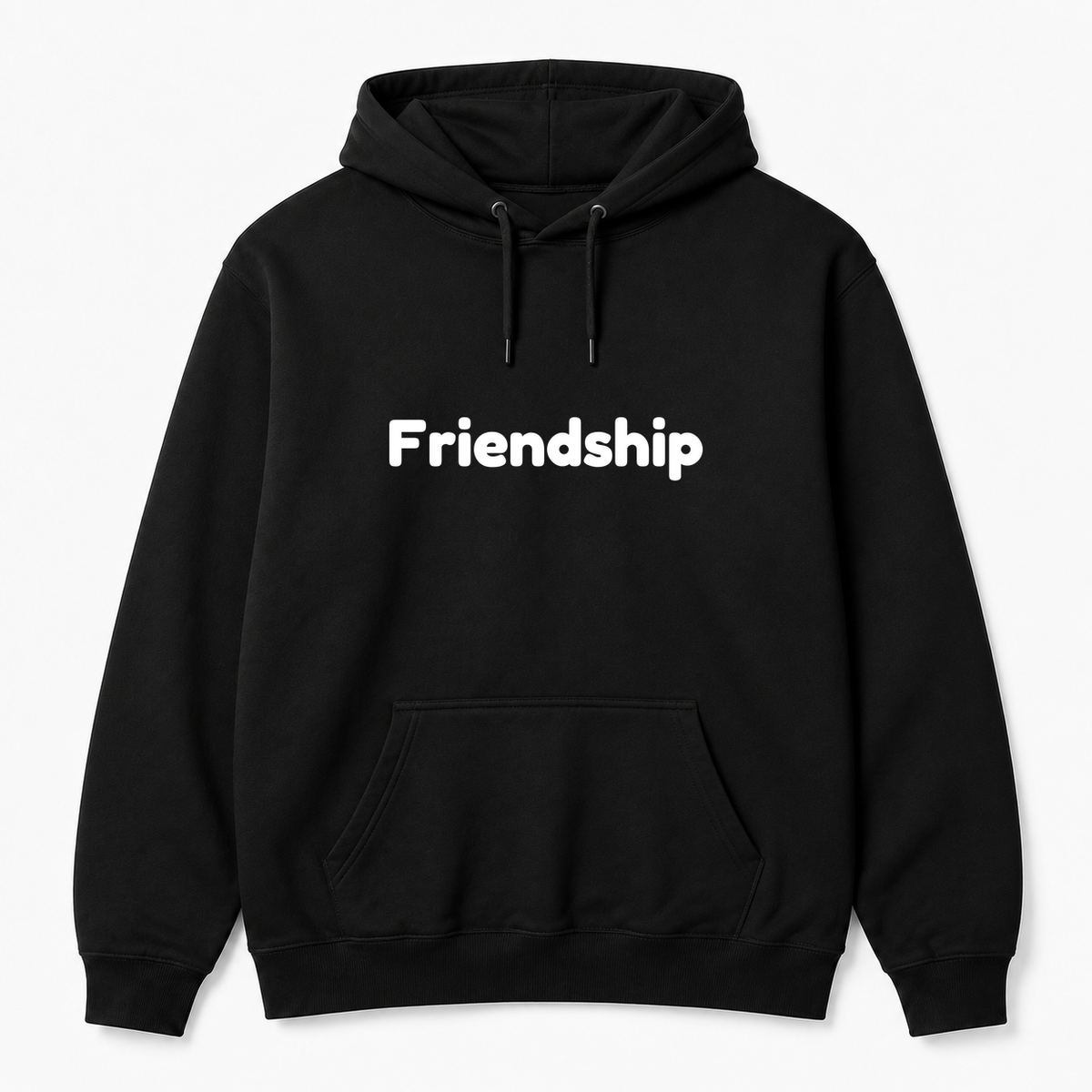 Friendship Hoodie in black