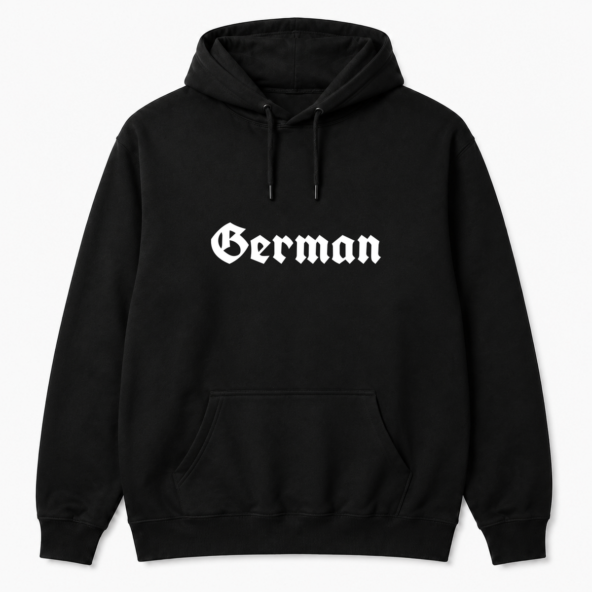 German Hoodie in black