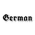 German die-cut sticker