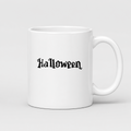 Halloween Mug in white