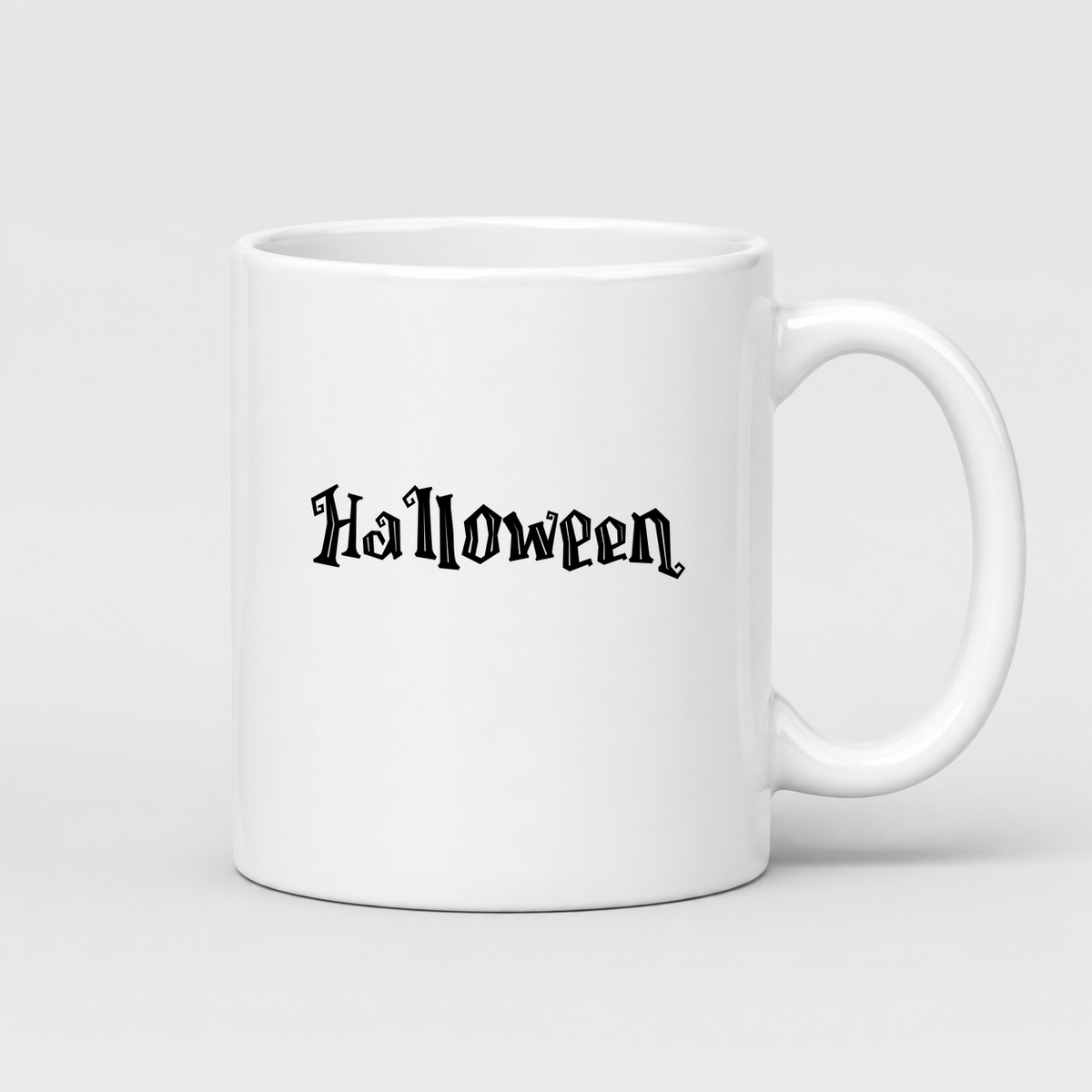 Halloween Mug in white