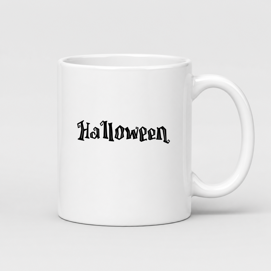 Halloween Mug in white