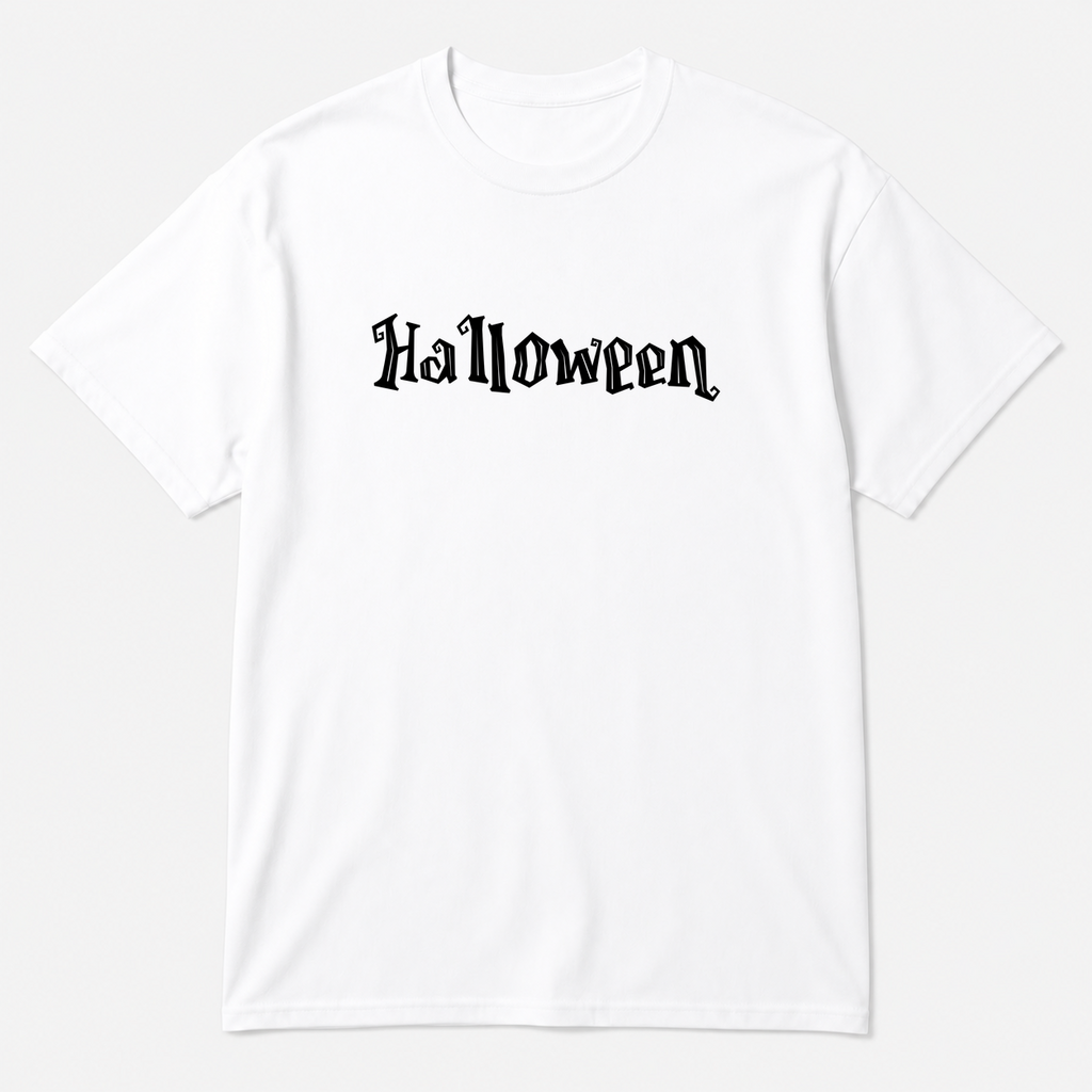 Halloween T-Shirt in white