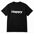 Happy T-Shirt in black
