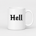 Hell Mug in white