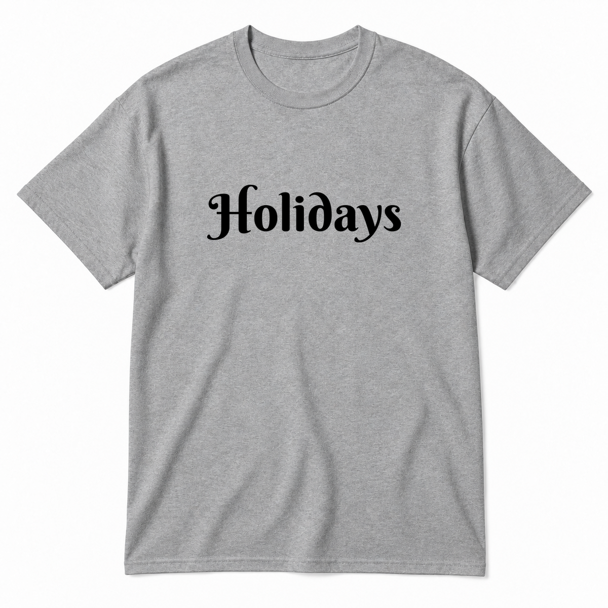 Holidays T-Shirt in gray