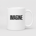 Imagine Mug in white