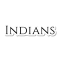Indians die-cut sticker