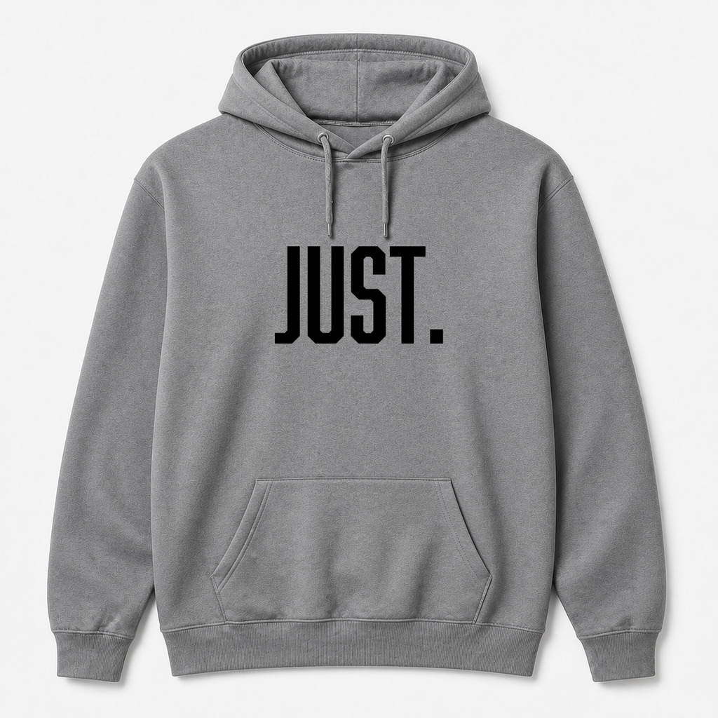 Just. Hoodie in gray