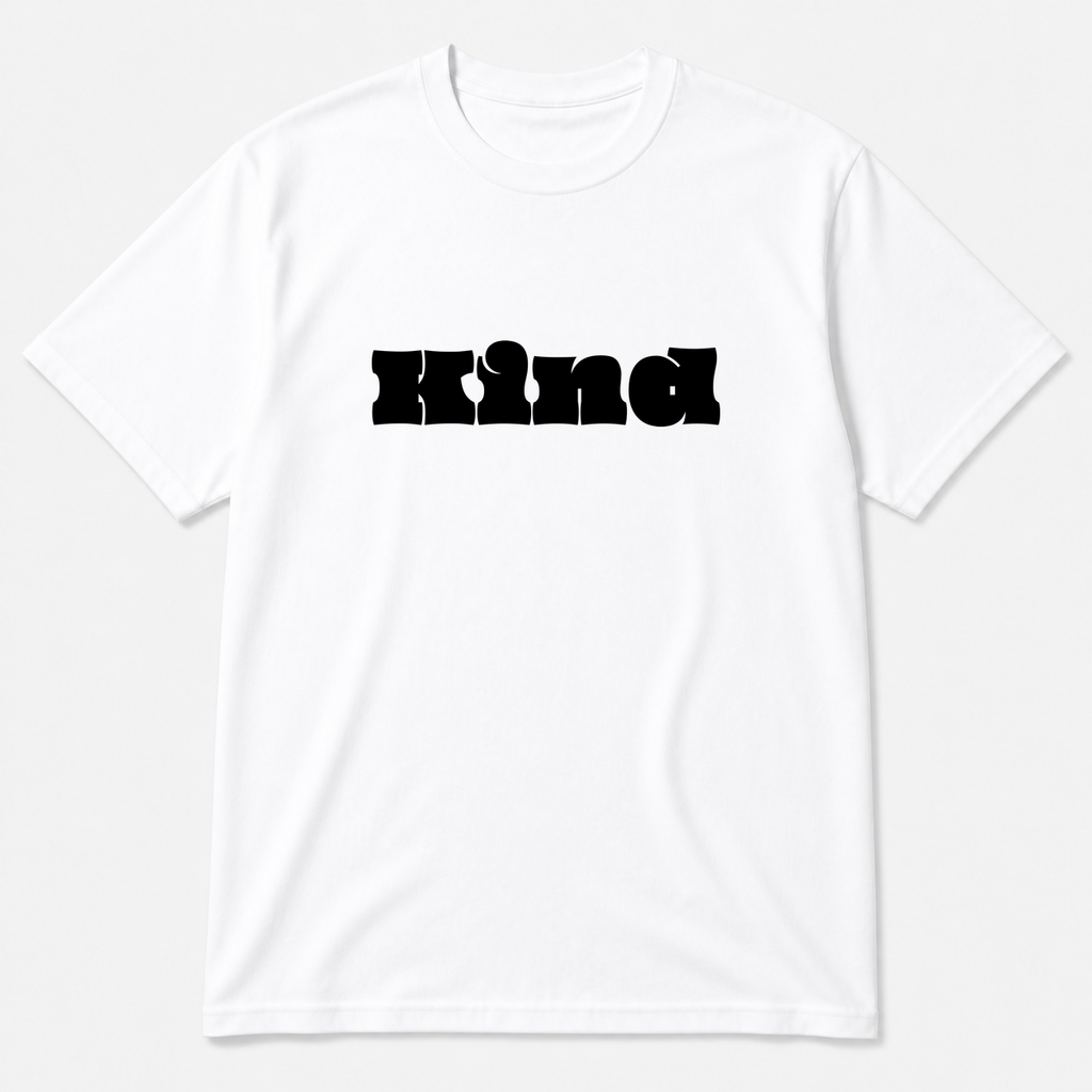 Kind T-Shirt in white