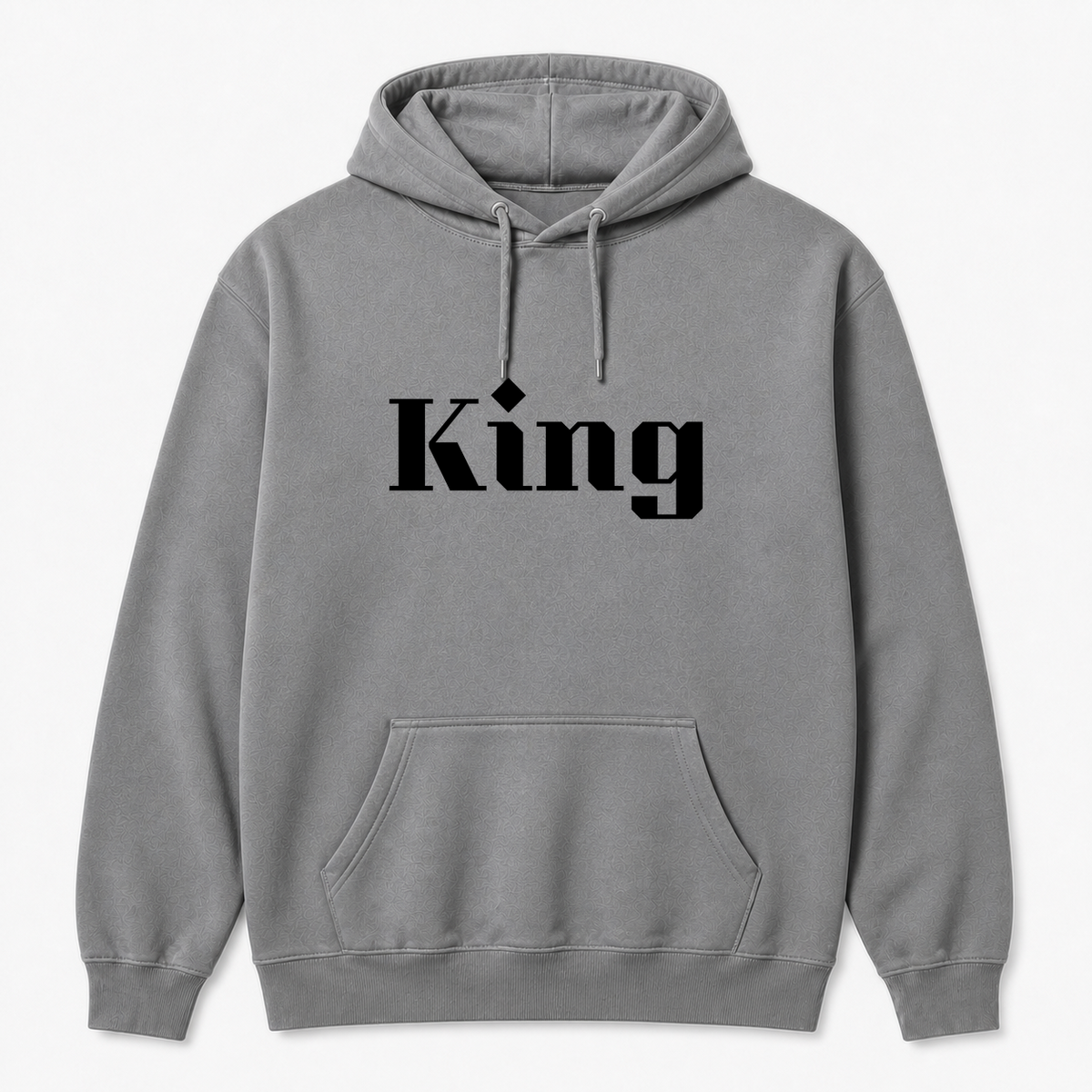 King Hoodie in gray