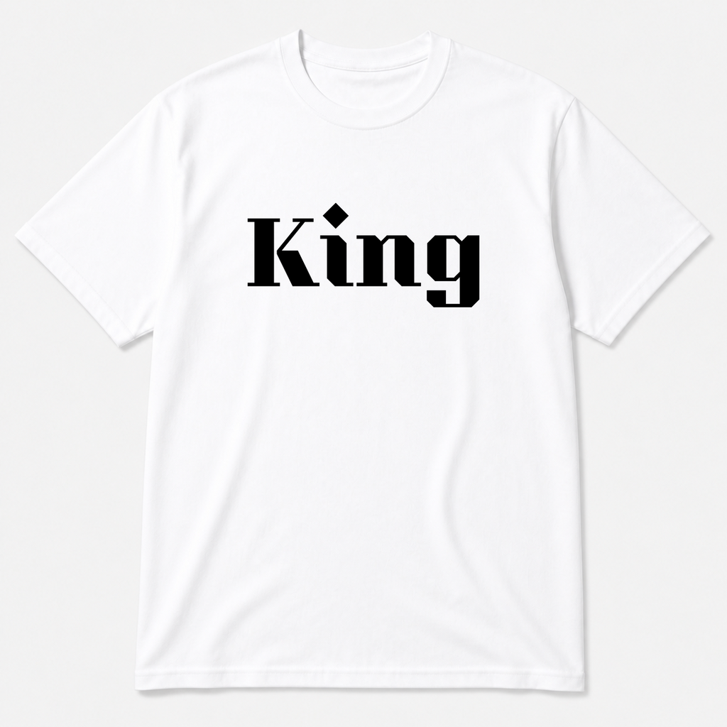 King T-Shirt in white