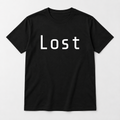 Lost T-Shirt in black