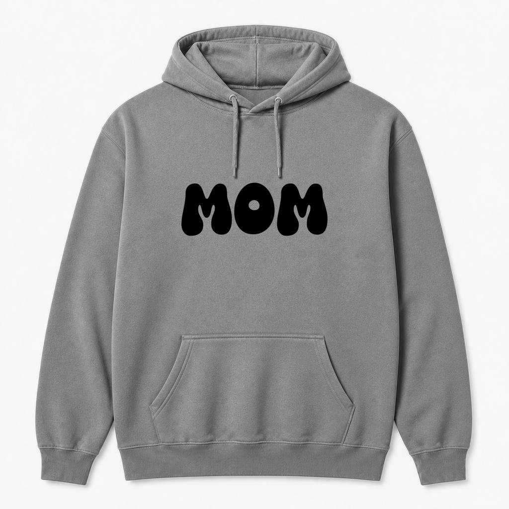 Mom Hoodie in gray