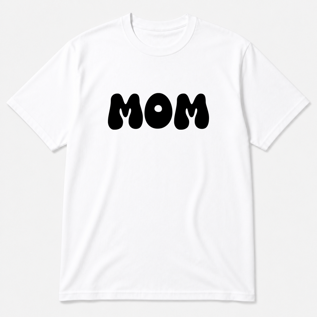 Mom T-Shirt in white