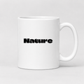 Nature Mug in white