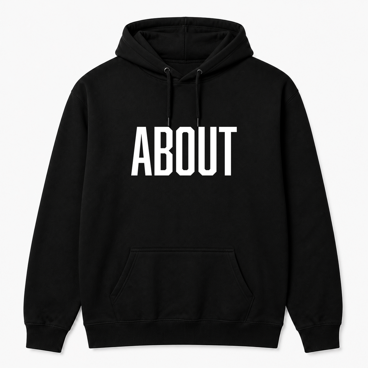 About Hoodie in black