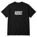 About T-Shirt in black