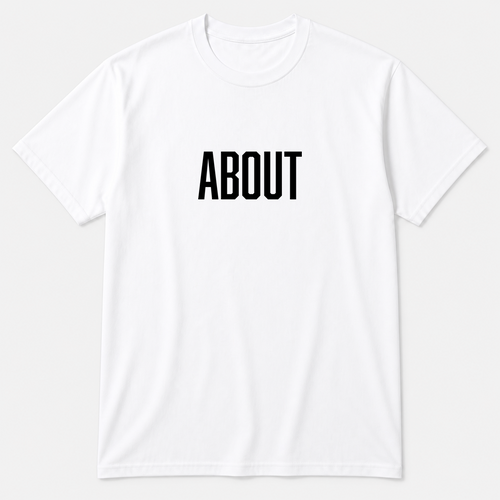About T-Shirt in white