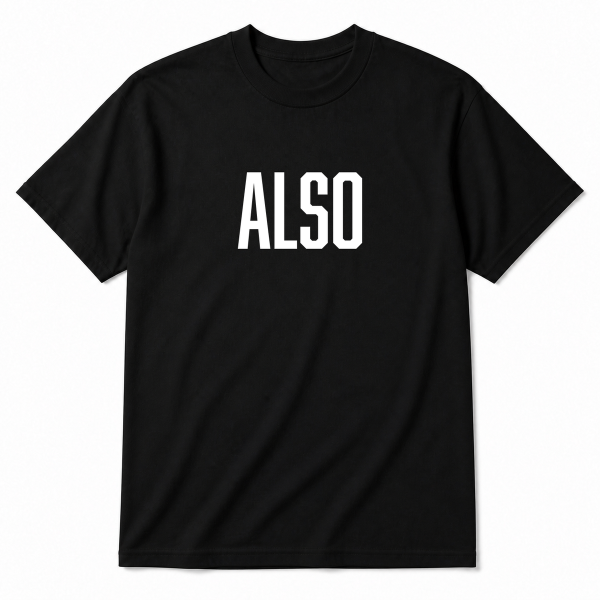Also T-Shirt in black