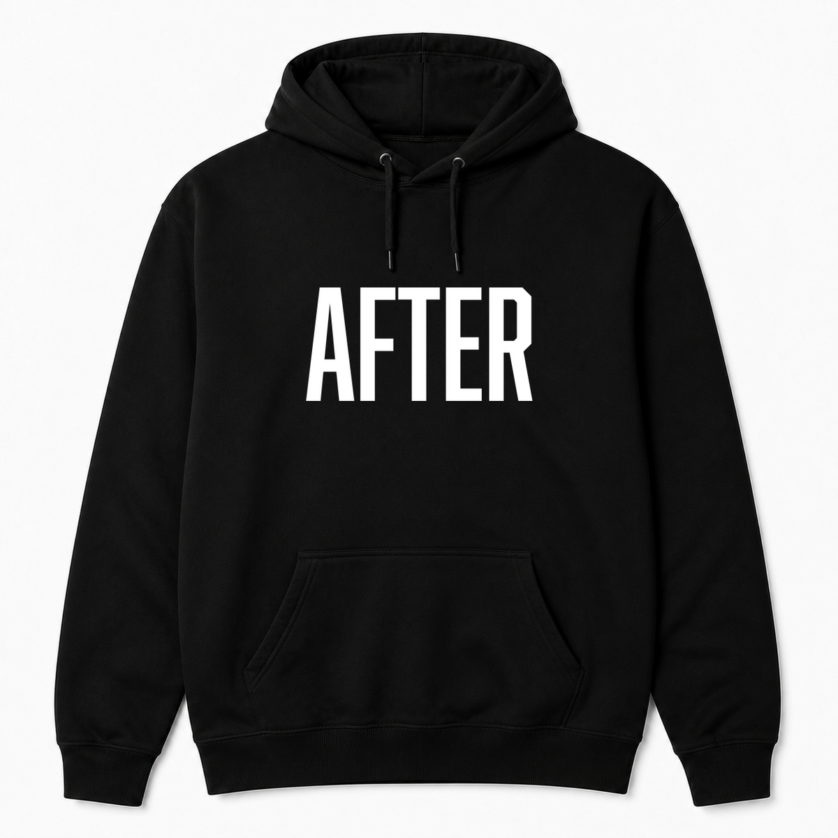 After Hoodie in black