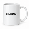 Philadelphia Mug in white