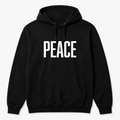 Peace Hoodie in black