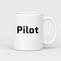 Pilot Mug in white