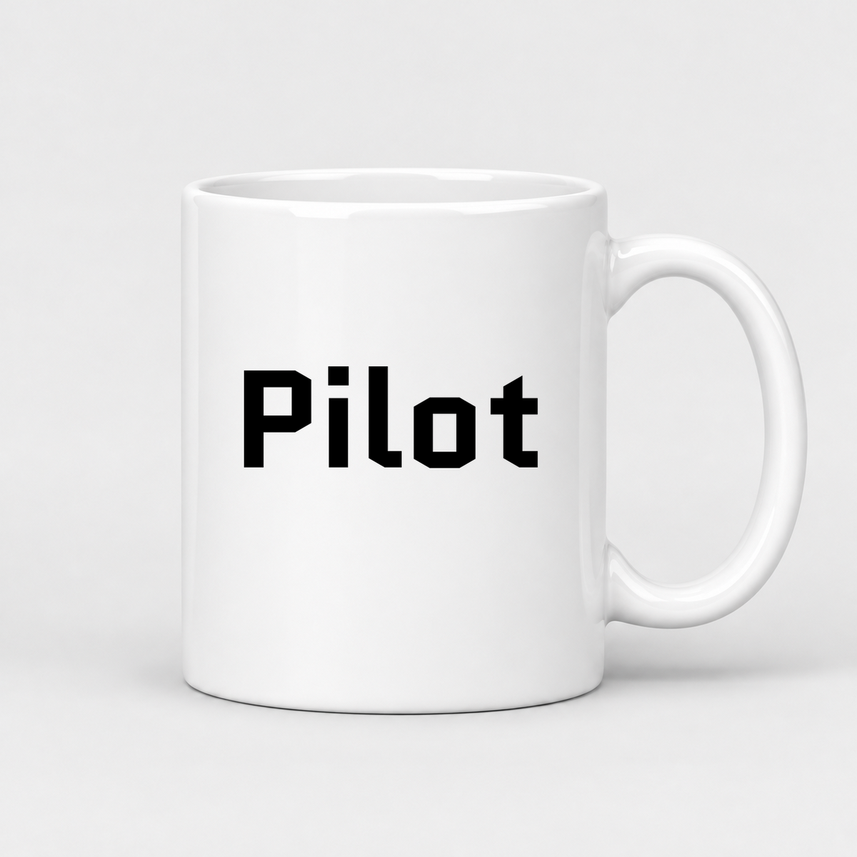 Pilot Mug in white