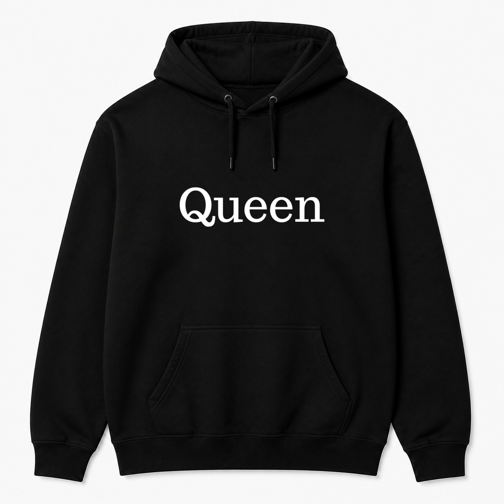 Queen Hoodie in black