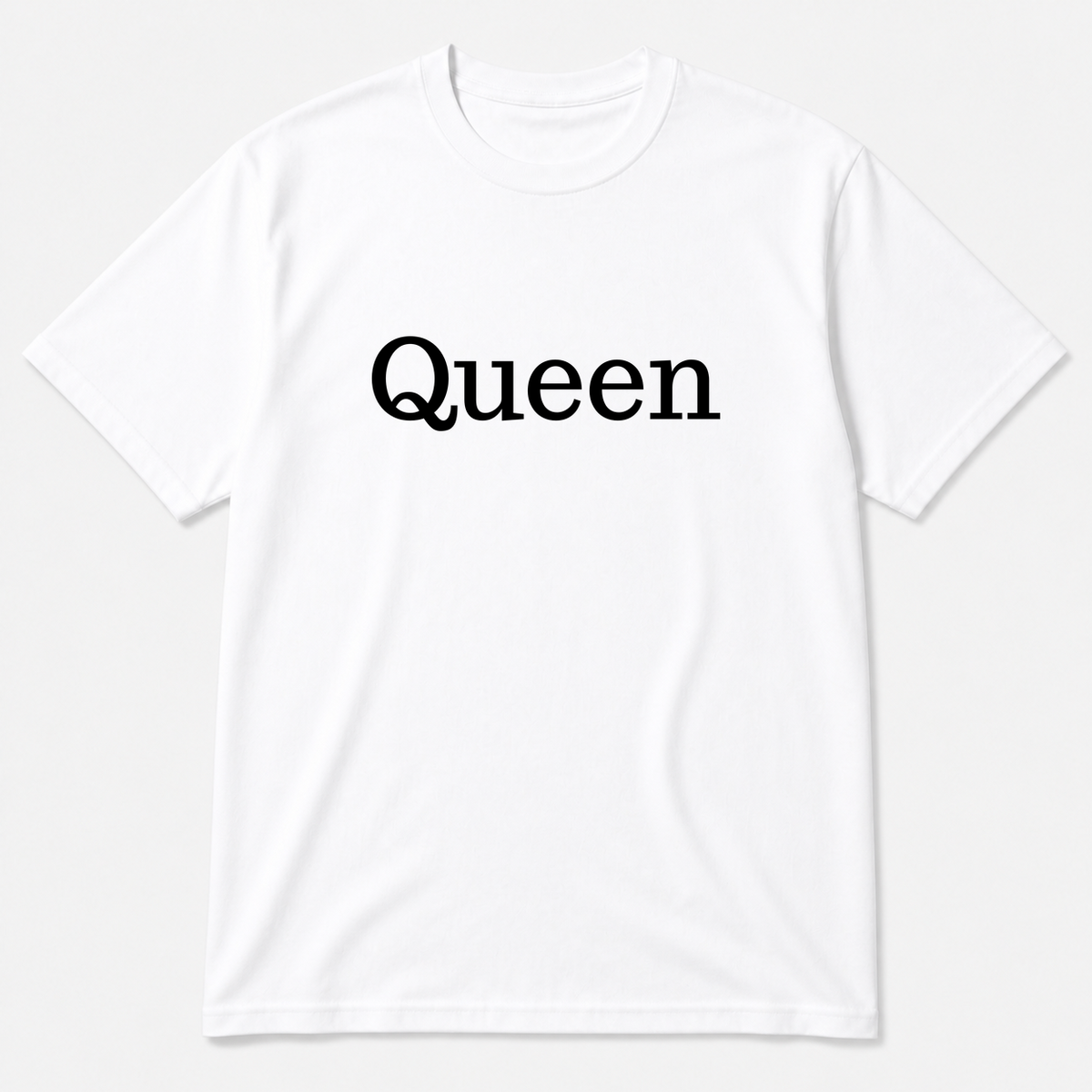 Queen T-Shirt in white