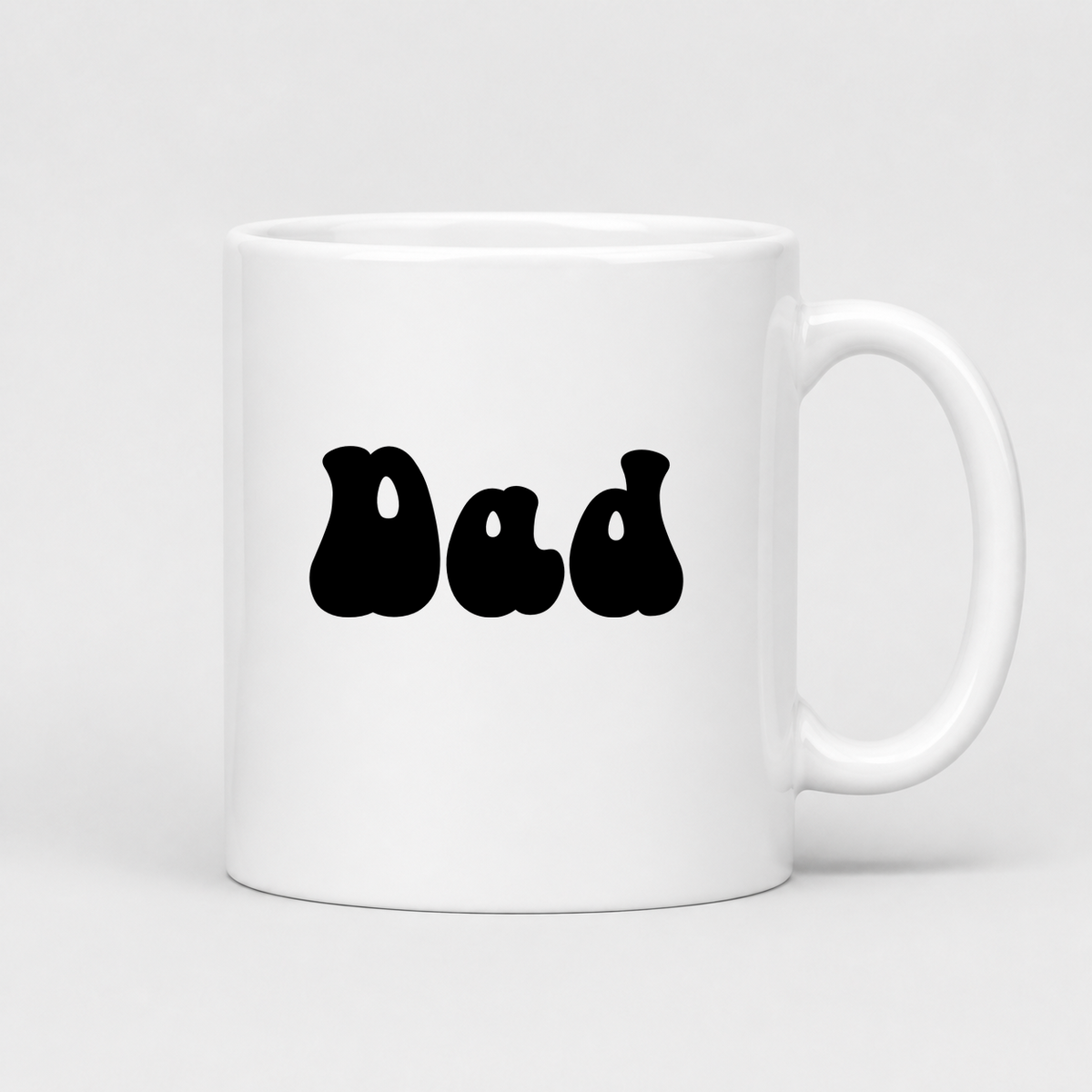 Dad Mug in white