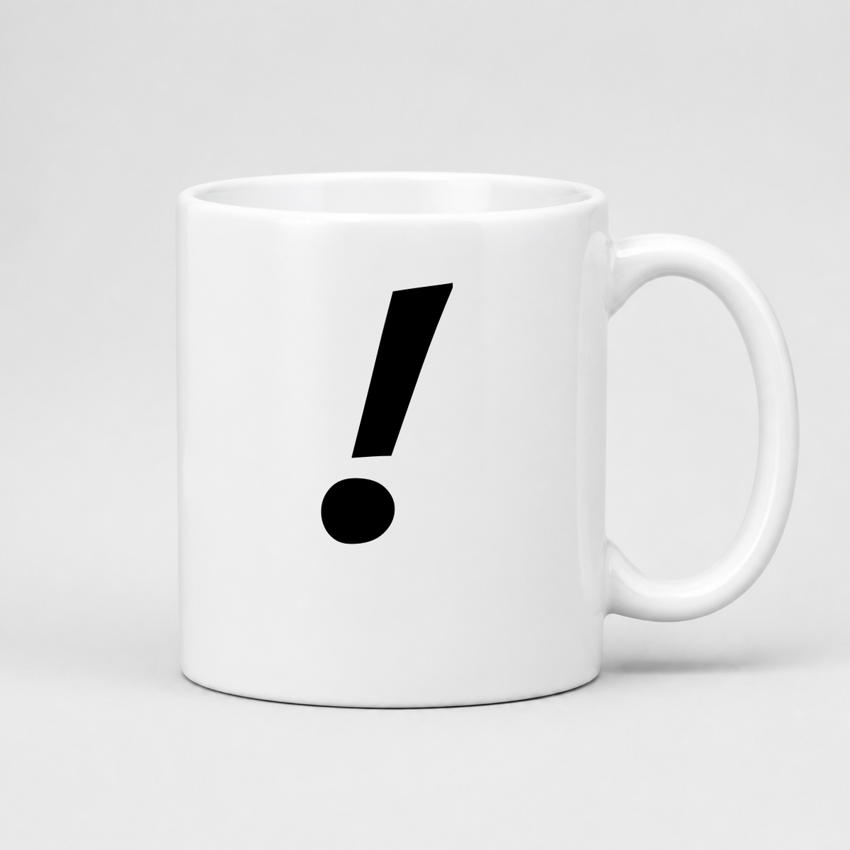 ! Mug in white