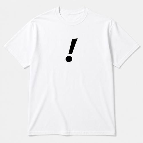 ! T-Shirt in white