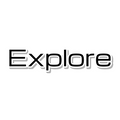 Explore die-cut sticker