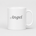 Angel Mug in white