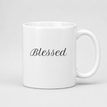 Blessed Mug in white