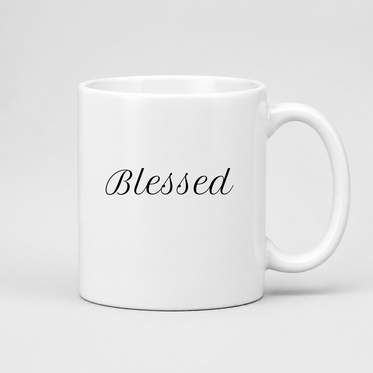 Blessed Mug in white